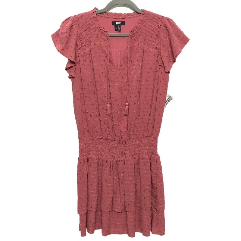 Women's Short-Sleeve DressesPink Dress Casual Short Paige, Size Xs