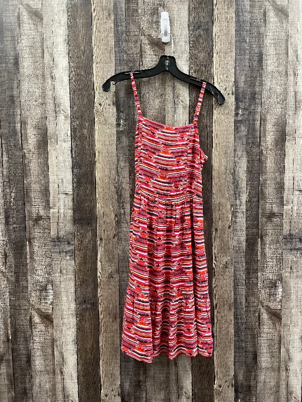 Women's Round-Neck DressesRed Dress Casual Short Loft, Size Xs